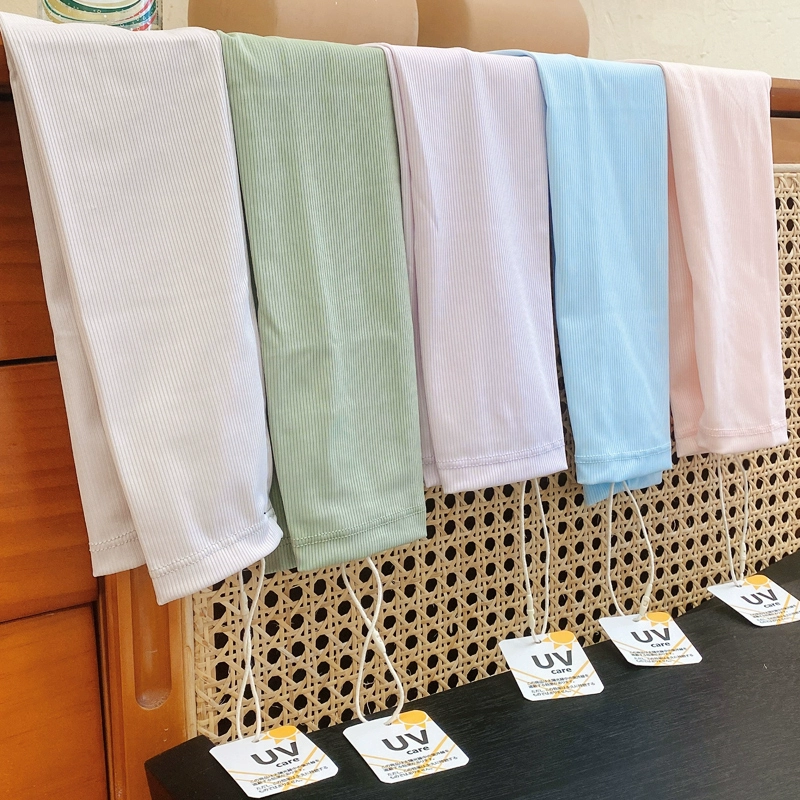 Ультрафиолетовый японский УФ-ледяной рукав солнцезащитный крем женский сплошной цвет ледяной шелковый рукав мужской рукав ручной рукав для летнего вождения рукав
