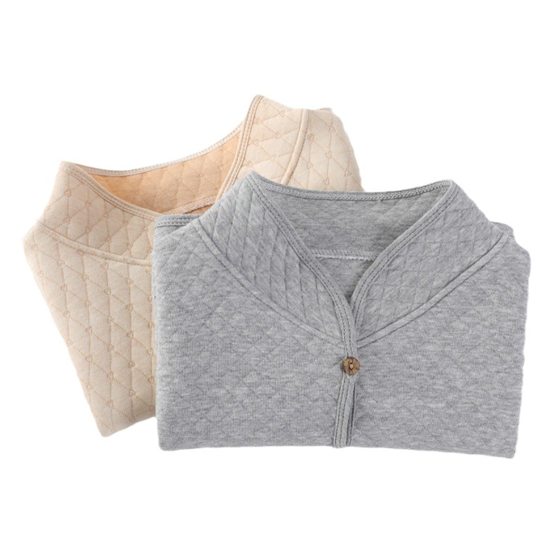 Autumn and Winter Fleece-Lined Warm Shoulder Protector for Postpartum Women, Nursing Shawl, Postpartum Breastfeeding Cape, Cotton Shawl, Shoulder and Neck Protection Against Cold