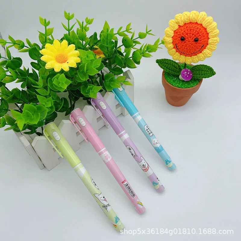 Invisible fluorescent alignment, writing, writing light Students with multi -function with ultraviolet lamps with colorless marks magic pens
