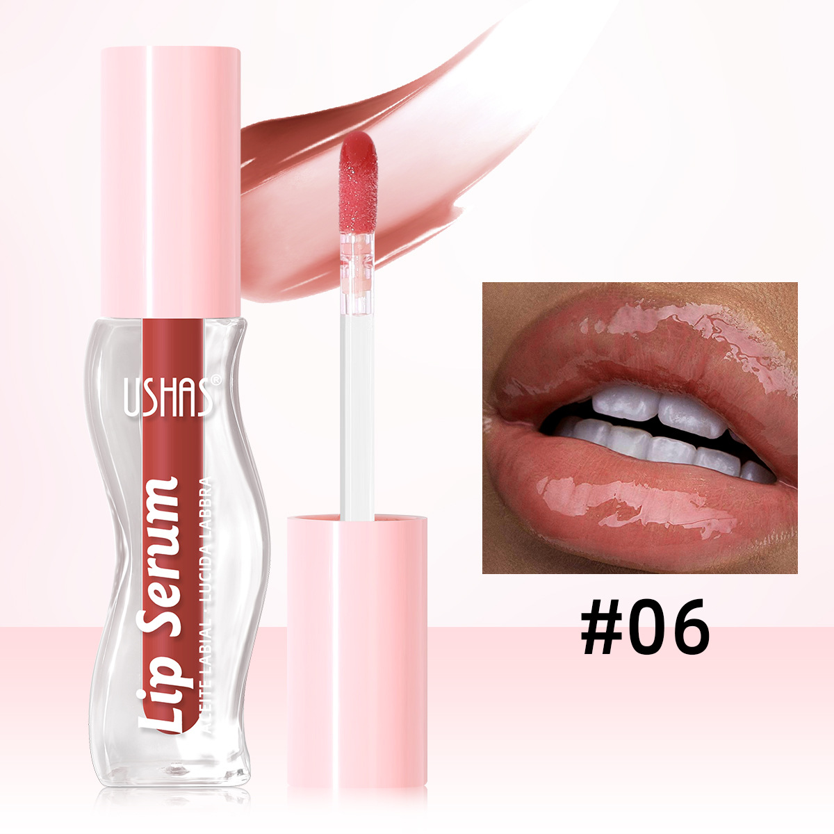 USHAS Europa y los Estados Unidos transfronterizos spot lipstick no se desvanece no pegajoso taza lápiz labial esmalte labial coloreado duradero UC149