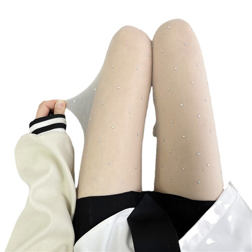 Heat Embroidered Lace Black Stockings Sexy Thin Summer Women Nightclub Dance Large Size Wholesale Pantyhose Nightclub Style