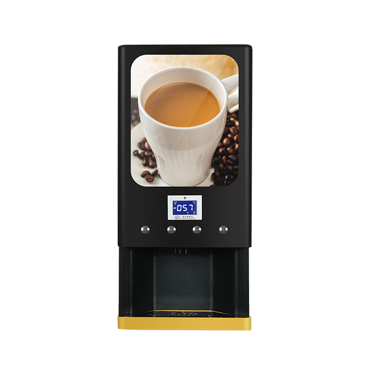 Máquina automática de té con leche instantáneo de escritorio, máquina de café, máquina comercial de bebidas, venta directa de fábrica
