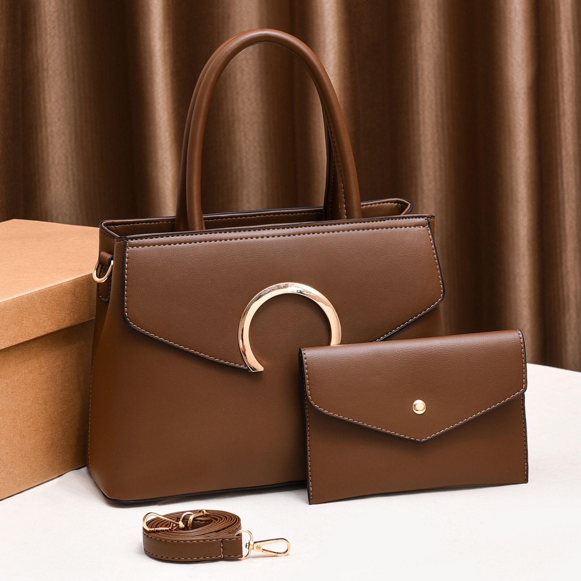 【Bolsos de Mujer para Comercio Exterior】Bolso de Mano de Mujer 2025, Nuevo y Moderno, de Gran Capacidad, Estilo Europeo y Americano, Bolso Bandolera de un Solo Hombro