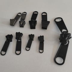 Ykk純正品3号5号8号樹脂プルヘッドykkコードファスナー付きバッグロックなし