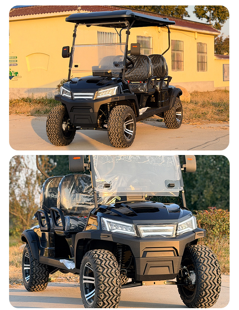 Electric Golf Cart Four-Wheel Scenic Area Park Viewing Reception Vehicle Hotel Airport Shuttle Golf Cart