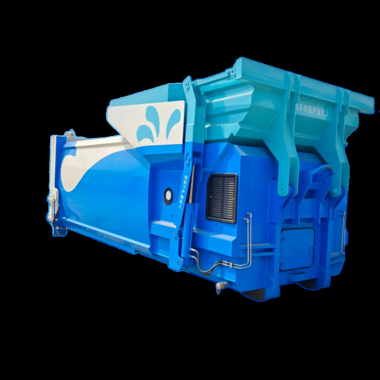 电动液压移动垃圾压缩箱 智能垃圾处理设备 垃圾中转站