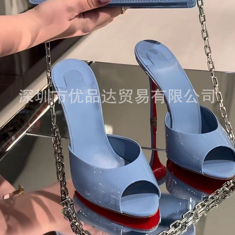 Cross-Border Foreign Trade Cl Red-Soled Women's Stiletto Heels, Sexy Pointed-Toe Shallow-Mouthed Single Shoes, High-Heeled Shoes, Fish-Mouth Women's Shoes Cross-Border Foreign Trade Cl Red-Soled Women's Stiletto Heels, Sexy Pointed-Toe Shallow-Mouthed Single Shoes, High-Heeled Shoes, Fish-Mouth Women's Shoes