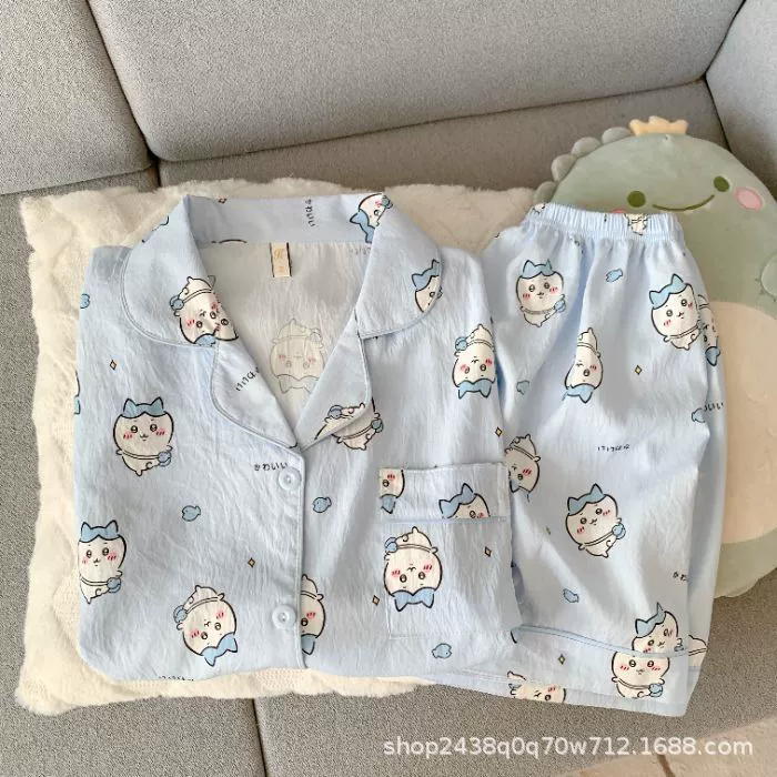 Hello Kitty, summer cotton thin pijama, set