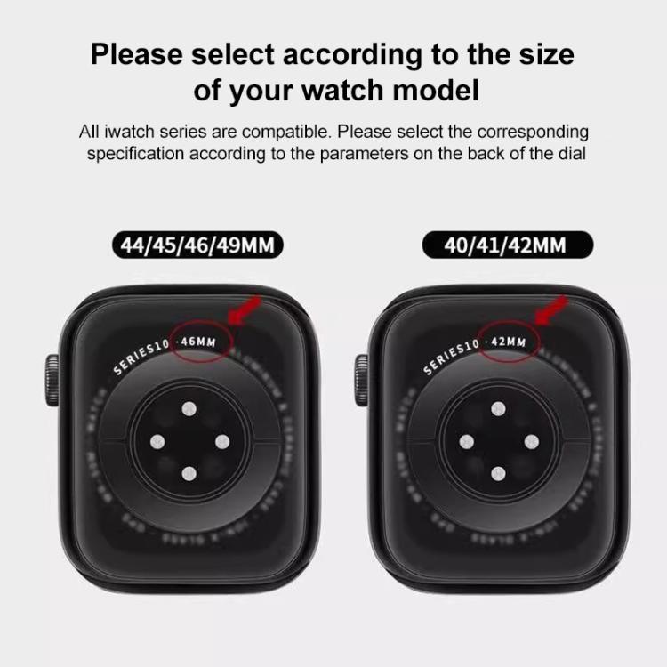 xDfind Magnet Tri-Perlas Silicone Bandas para Apple Watch 42 / 44 / 45 / 46 / 49mm / Apple