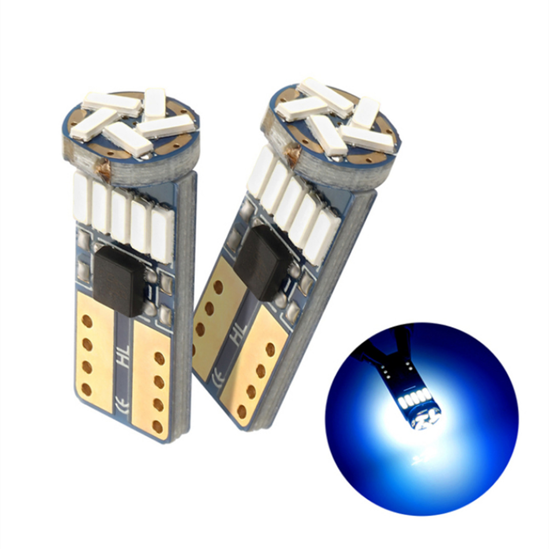 Lámpara de ancho led para automóvil Decodificación Promise t10 4014 15smd Luces de galería Luces de lectura Luces de matrícula Luces de caja trasera