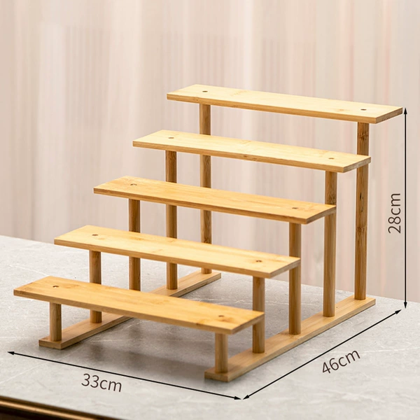 5-layer 33cm long trapezoidal storage rack