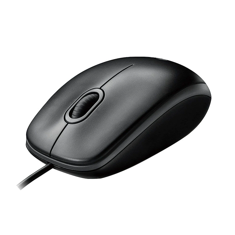 Проводная мышь Logitech M91P USB, plug-and-play для компьютера и ноутбука, симметричная