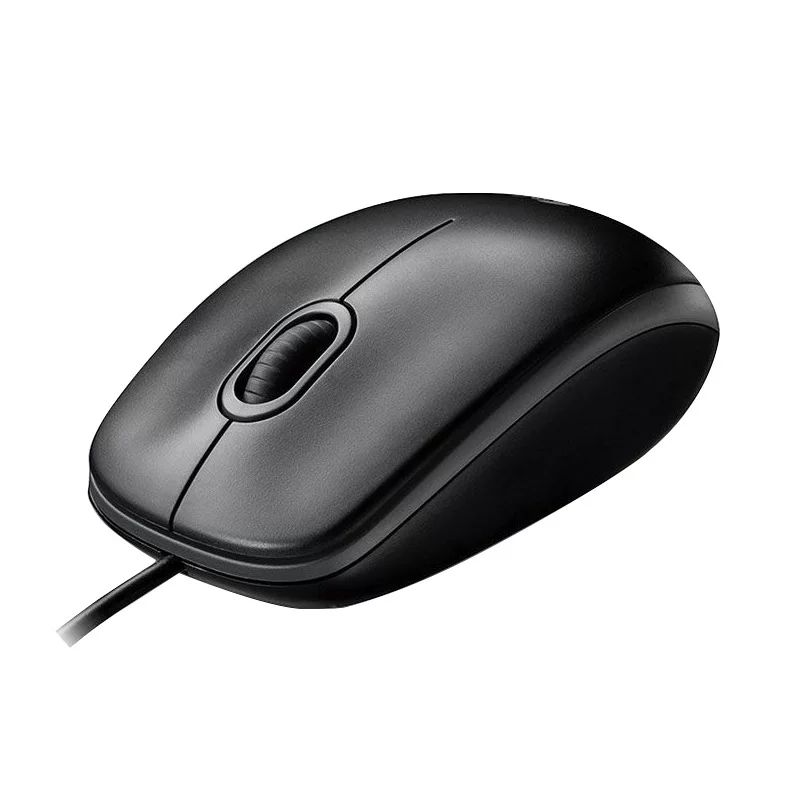 Проводная мышь Logitech M91P USB, plug-and-play для компьютера и ноутбука, симметричная