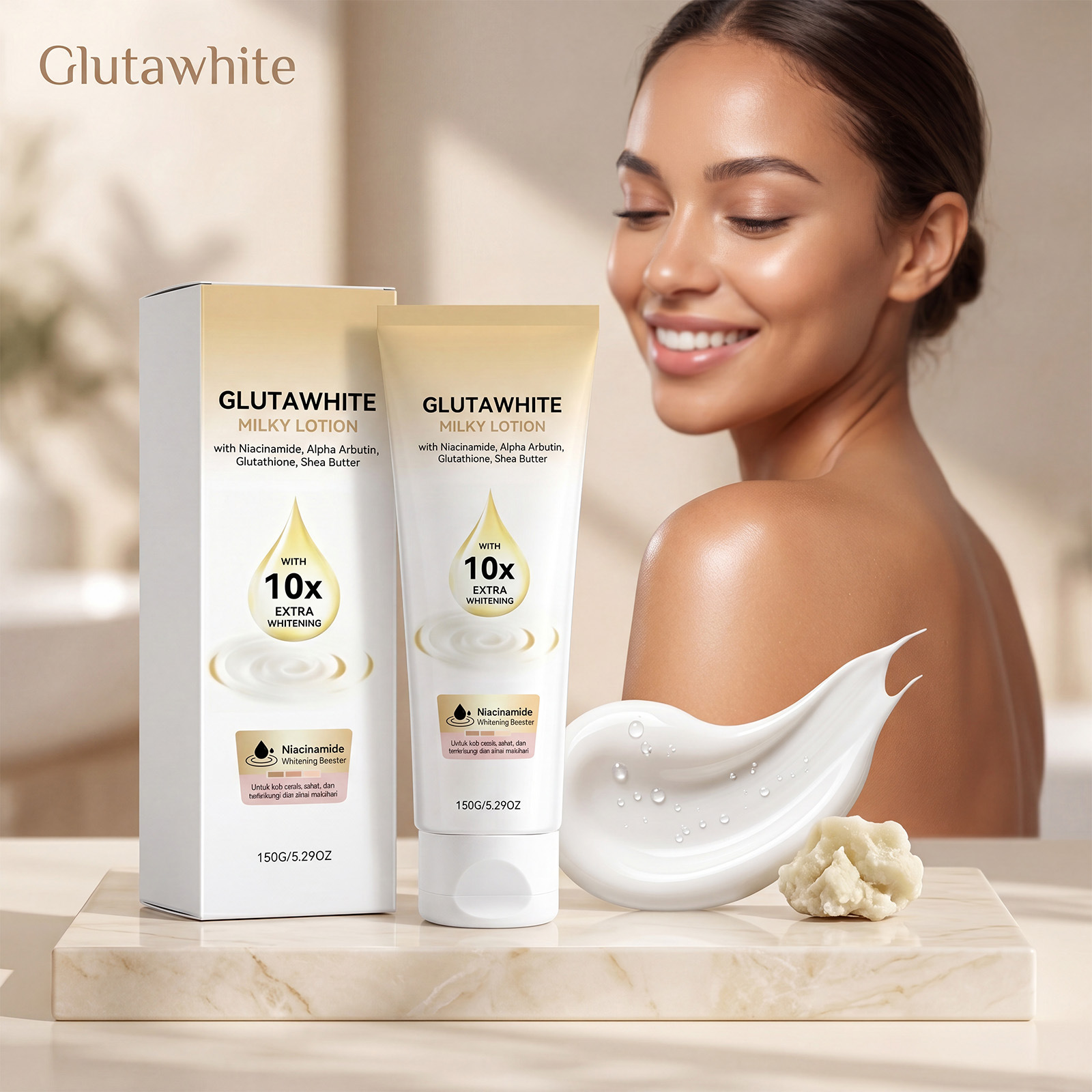 Glutathione Brightening Cream Lightweight Cream with a Moisturizing and Delicate Texture, Bright and Translucent, Suitable for a Variety of Skin Types