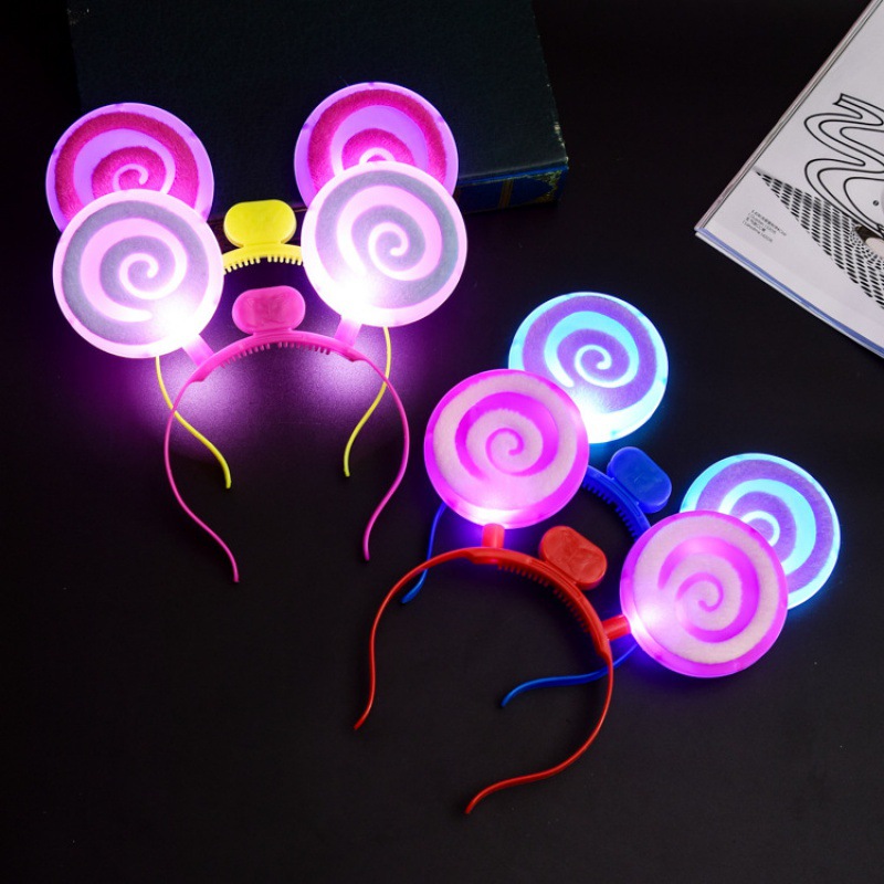 Diadema luminosa Lollipop (color mezclado)