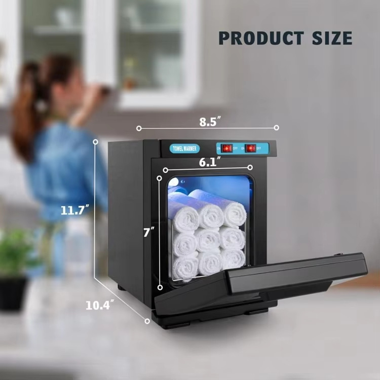 Amazon Hot Selling Disinfection Cabinet Barber Shop Special Towel Heating Disinfection Cabinet Small UV Sterilization Cabinet