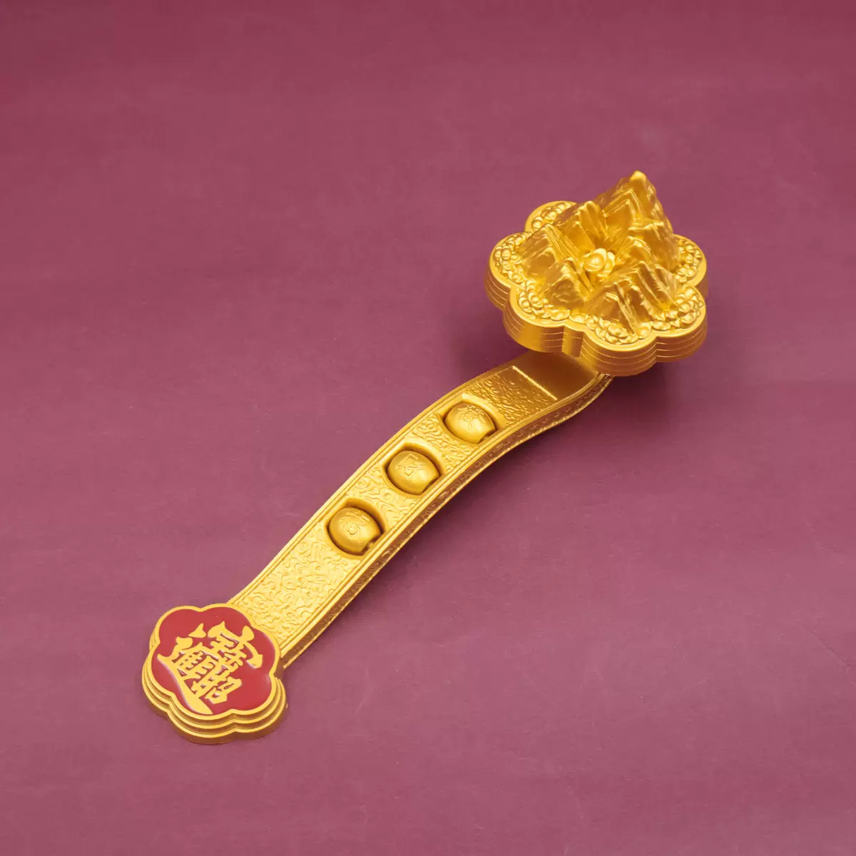 称心如意金山元宝如意喜庆搬家乔迁摆件寓意招财进宝礼品合金摆件