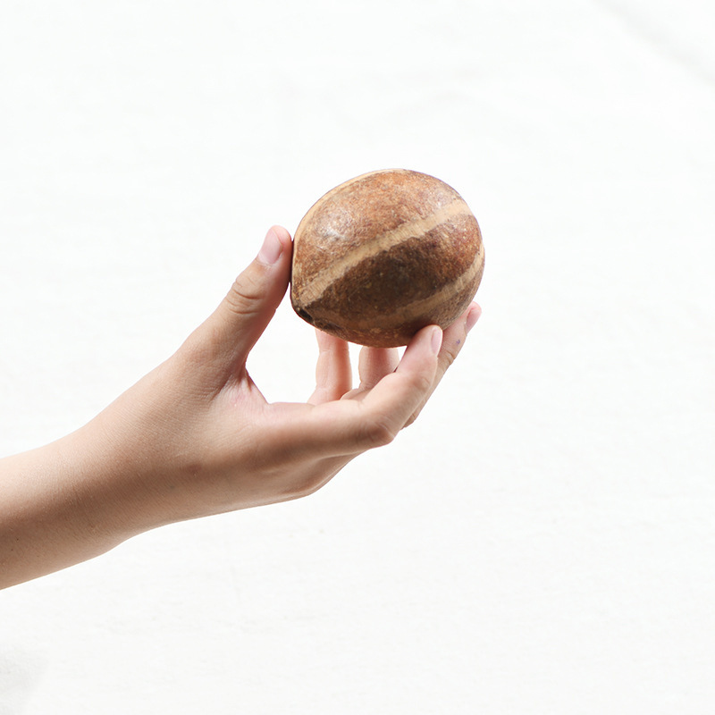 Melón esférico de grano de madera