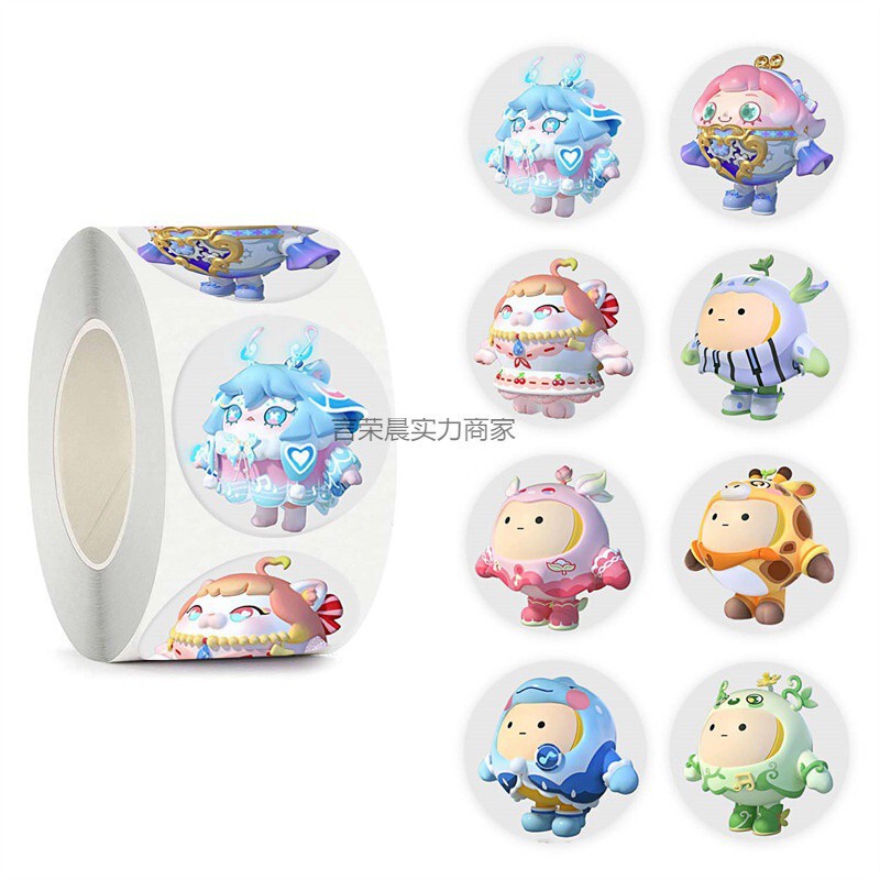 500 stickers/Roll Egg doll party new skin stickers children cartoon Little Girl Toy Journal decorative label stickers 500 stickers/Roll Egg doll party new skin stickers children cartoon Little Girl Toy Journal decorative label stickers