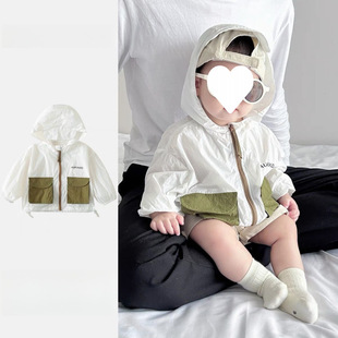 Children's Outwear Girls Summer Boys Sun Protection Summer Baby Light and Thin 2025 New Breathable Summer Skin Air Conditioner