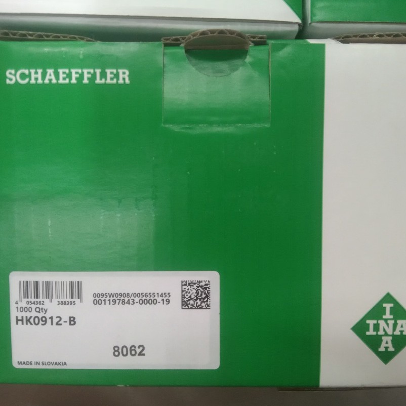 INA 滚针轴承  HK0912