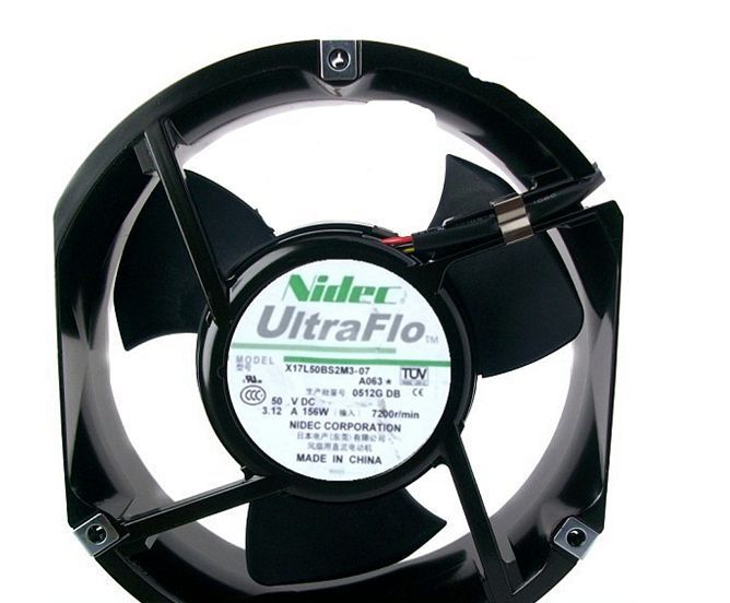 电产NIDEC X17L50BS2M3-07 15CM 50V 3.12A 156W暴力散热风扇