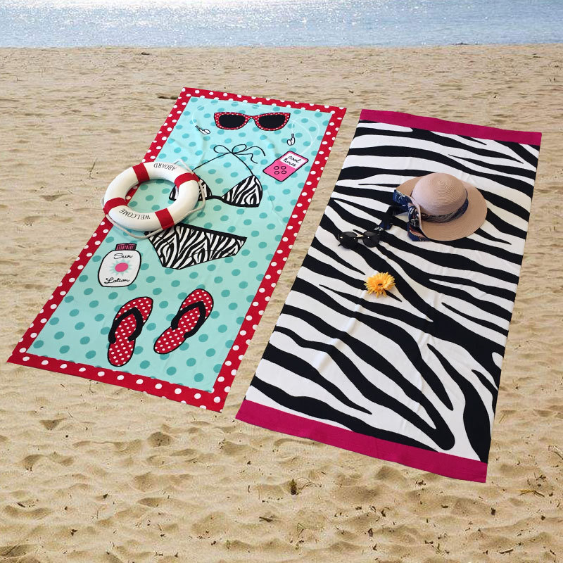 Quick dry beach bath towel for traveling