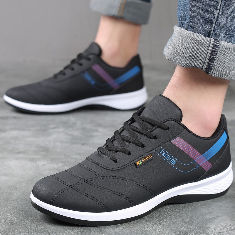 Autumn and Winter Style Plus Suede Leather Men's Lace-Up Casual Men's Shoes Waterproof Fashion Versatile Trendy Men's Shoes Korean Style Sports Shoes Autumn and Winter Style Plus Suede Leather Men's Lace-Up Casual Men's Shoes Waterproof Fashion Versatile Trendy Men's Shoes Korean Style Sports Shoes