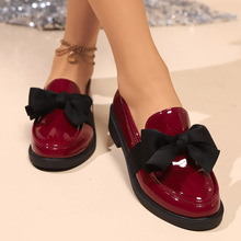 Ӣ���LСƤЬ2025�����¿�ٴ�ƽ��ŮЬ��ɫ�����YЬһ�_�Ř���Ь