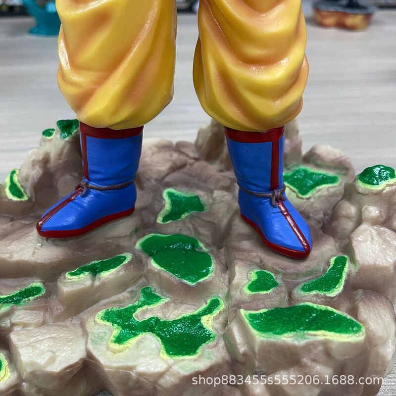 ドラゴンボールフィギュア夢悟空バックスティックフル塗装オフィスデスクトップ装飾品二次元アニメーションフィギュアモデル|undefined