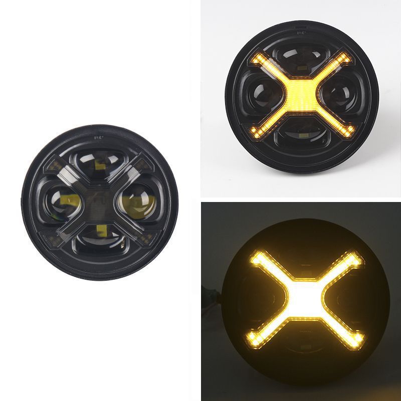 5.75inch New Model Cross-Border Trade High-Brightness Harley Motorcycle Headlight Modification Light Wrangler Led Headlight