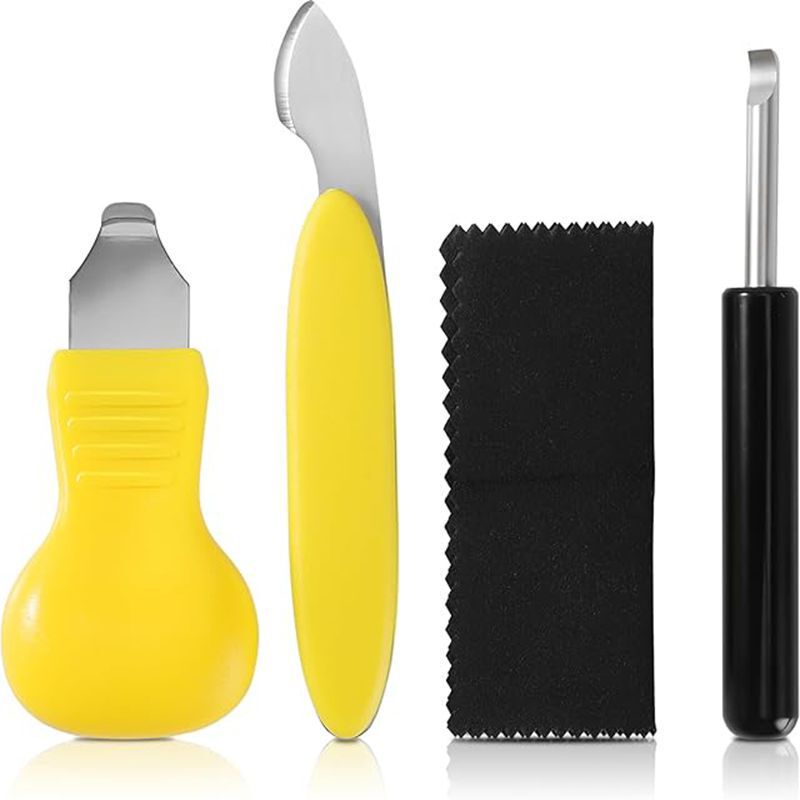 Watch back cover opening tool suit 4-piece watch repair tool suit watch battery replacement pry bottom cover knife cover opener Watch back cover opening tool suit 4-piece watch repair tool suit watch battery replacement pry bottom cover knife cover opener