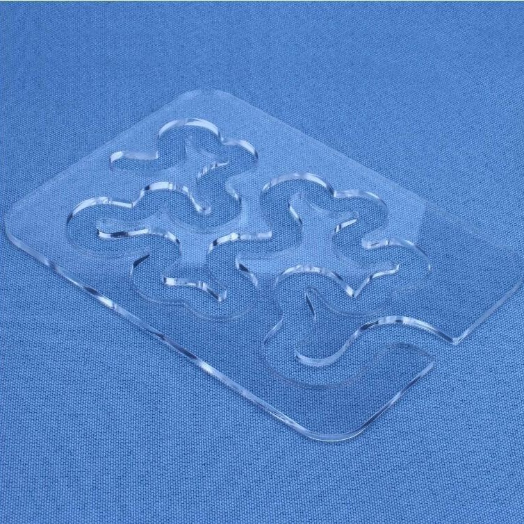 Amazon especial-en forma de costura patchwork regla de plástico acrílico Procesamiento de regla de costura plantilla patchwork herramienta