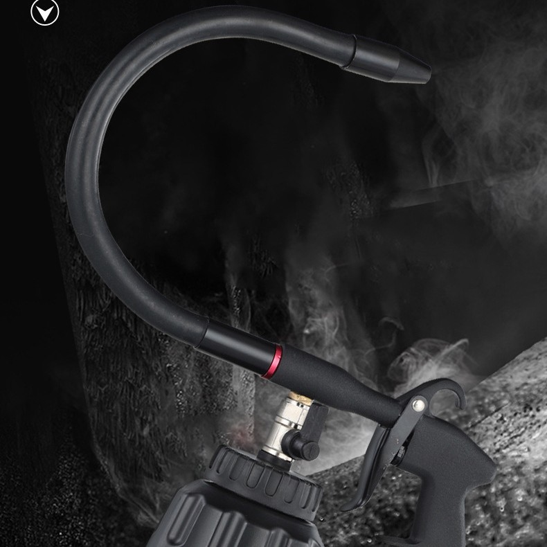 发动机汽车引擎发动机高压洗车工具气动喷枪万向弯管清洗枪