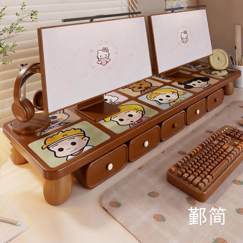 Computer monitor stand, desk riser, monitor base, storage shelf, workstation desktop organizer, laptop stand Computer monitor stand, desk riser, monitor base, storage shelf, workstation desktop organizer, laptop stand