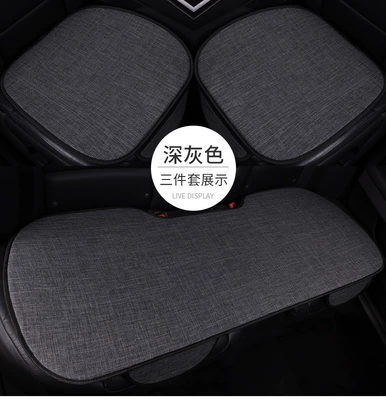 Cushion, Seat cushion, seat cover - dark-gray-three-piece-suit-linen