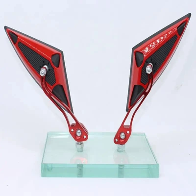 Motorcycle rearview mirror modification Motorcycle rearview mirror - 2886-rearview-mirror-red