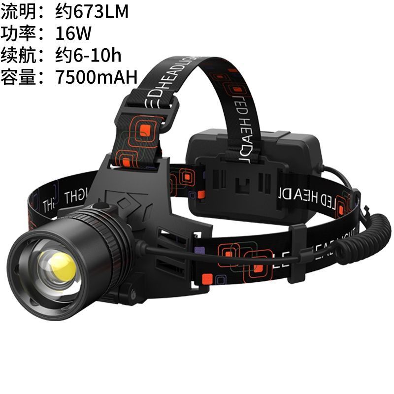 Tianhuo Super Bright Sensor Headlamp, High-Intensity Rechargeable Headband Flashlight, Specially Designed for Night Fishing, Long Battery Life, Mining Lamp