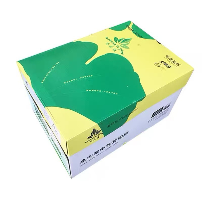 Shanglejia A4 papel de impresión a470g papel de impresión y copia de alta pulpa de madera blanca a480g papel de oficina rentable image 12