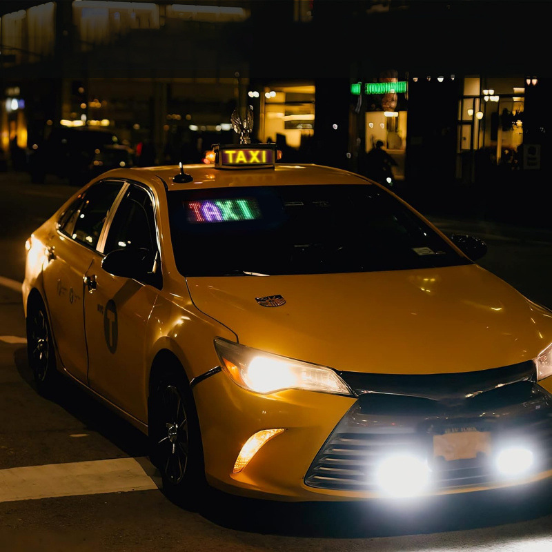 Ojos del diablo lámpara de coche ventana trasera LED pantalla de pantalla suave dinámica LED pantalla flexible