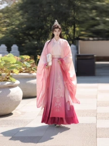 Оригинальный Hanfu 2026, новый Вэй и Цзинь в китайском стиле для мужчин и женщин CP фея кино и телевидения COS одежда супер фея стиль элегантные древние костюмы