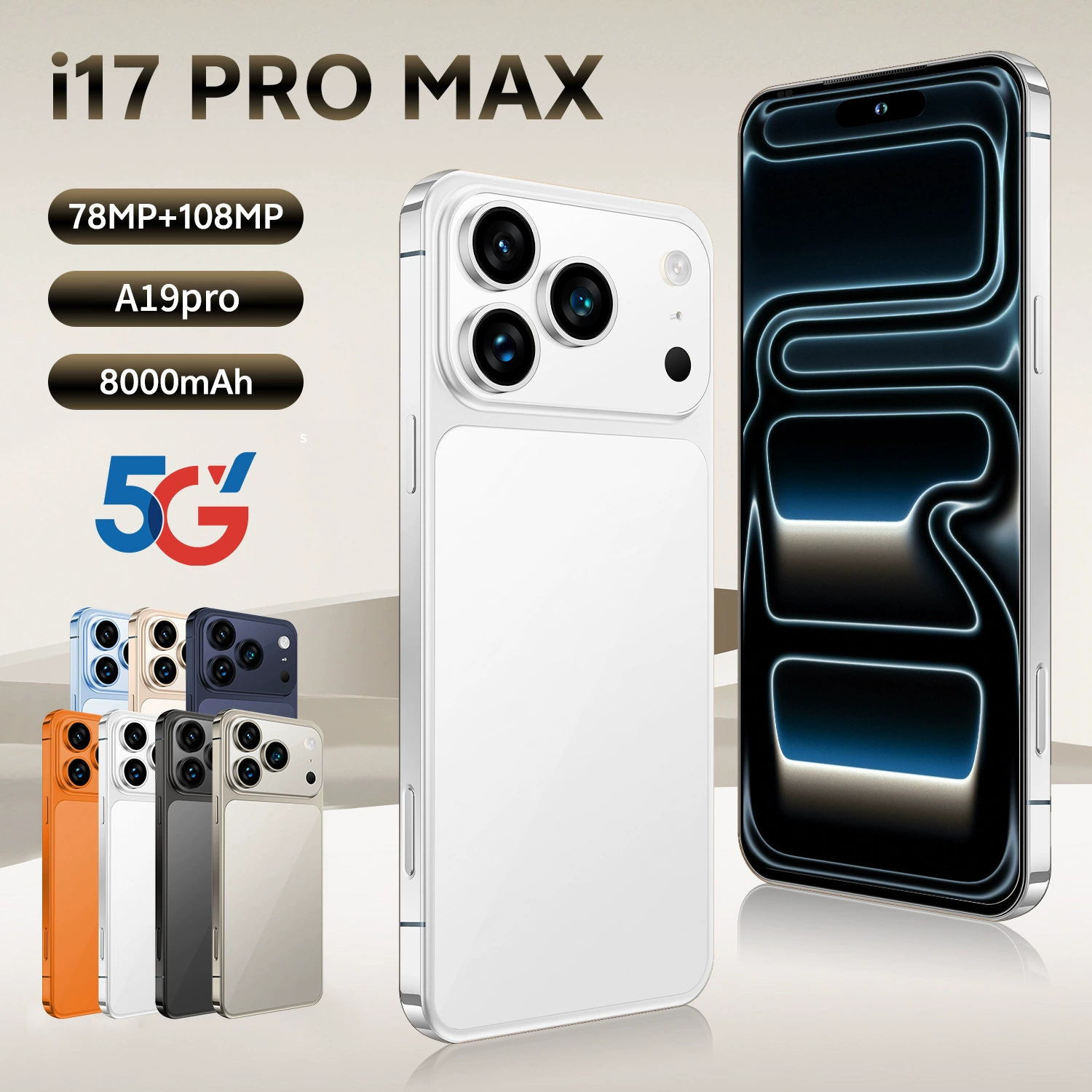 (Cross-border trading), smartphone, intel core i17, 17promax, 4G, Android 12.0