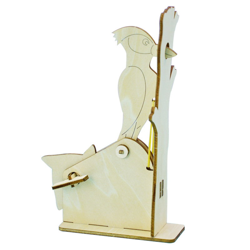 Pico-carpintero artesanal tecnología pequeña fabricación de niños puzzle diy juguete de ayuda de enseñanza modelo de invención material creativo stem