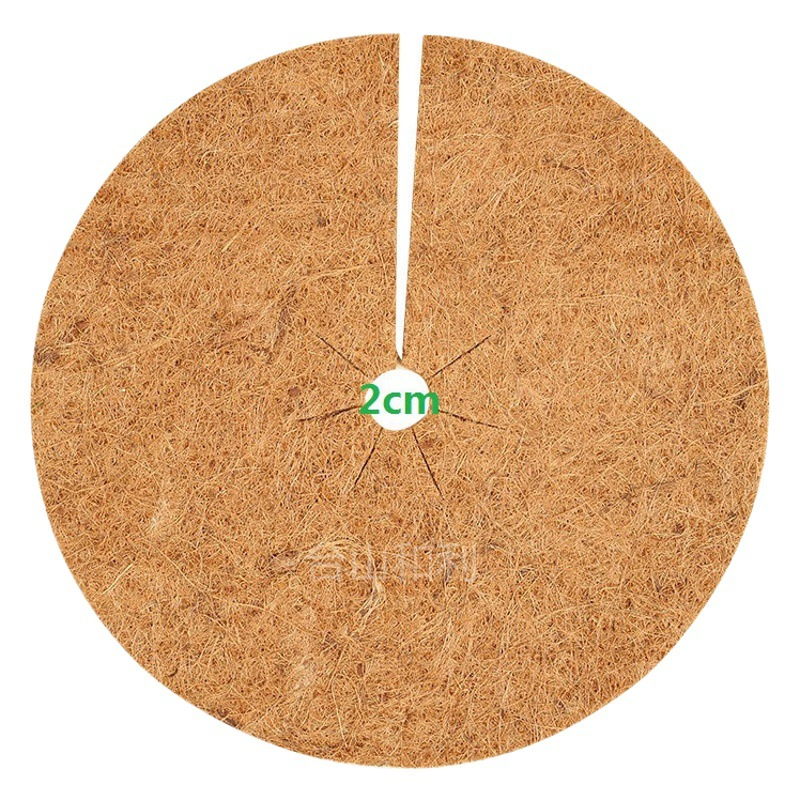 Источник фабрика для Амазонки трансграничный круглый Средний отверстие кокосовой пальмы Шелковый Плоский коврик плотный анти-Травяной коврик для цветочного бассейна