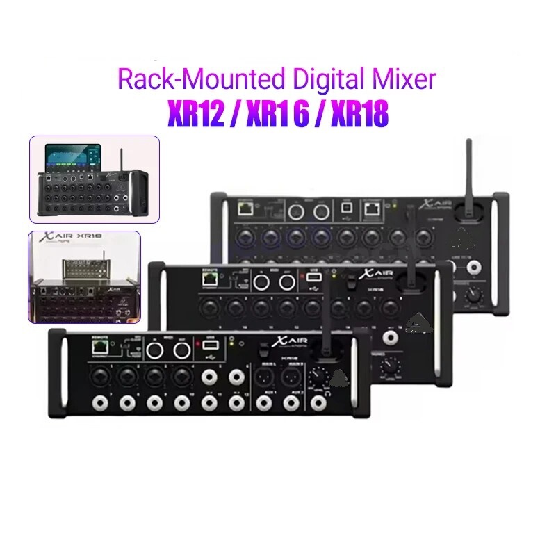 Mr12 Xr16 Xr18 Digital Mixer Stage Performance Conference Live Broadcast Band Recording Rack-Mounted Mixer Mr12 Xr16 Xr18 Digital Mixer Stage Performance Conference Live Broadcast Band Recording Rack-Mounted Mixer