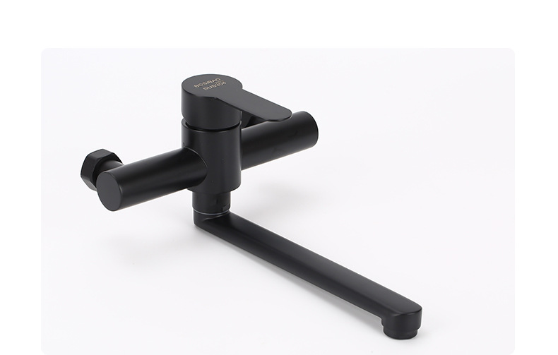 Cross-border Russian kitchen balcony wall-mounted concealed mixing valve with extended handle horizontal pipe water outlet shower faucet undefined