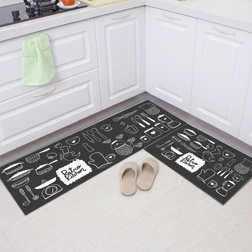 Factory Wholesale Nordic Kitchen Mat Simple Home Kitchen Rugs Entrance Door Mat Bathroom Absorbent Foot Mat Floor Mat