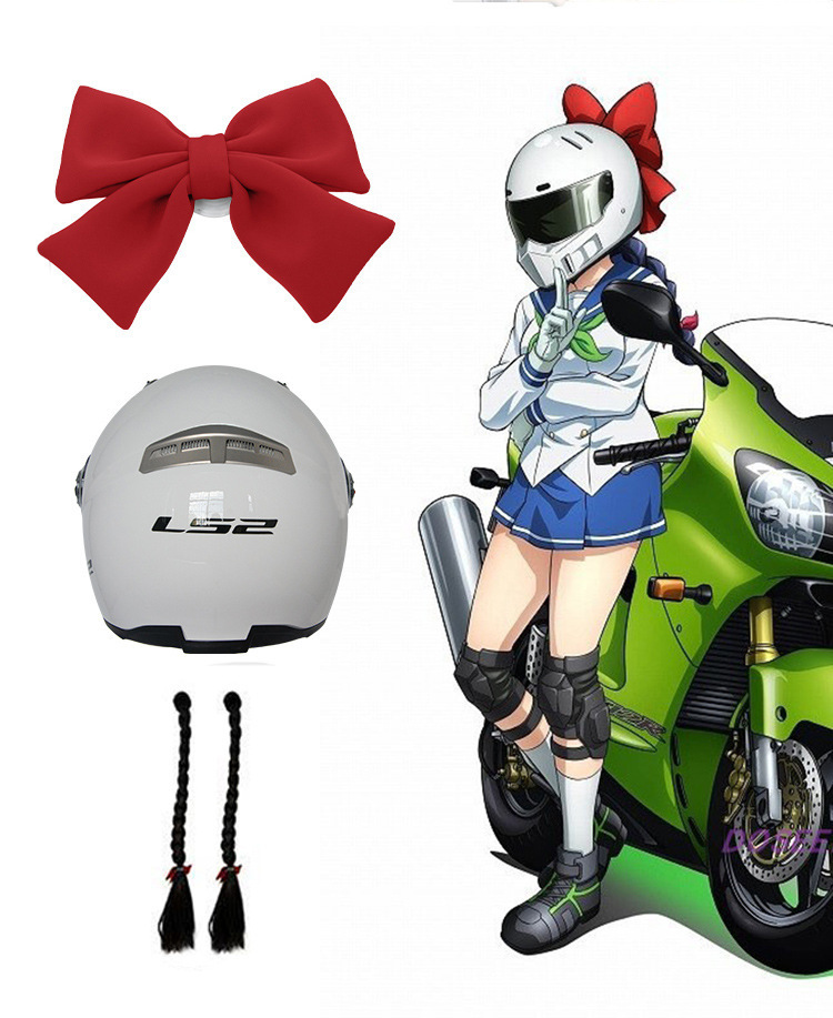 Helmet Decoration Big Bow Internet Celebrity Female Motorcycle Electric Vehicle