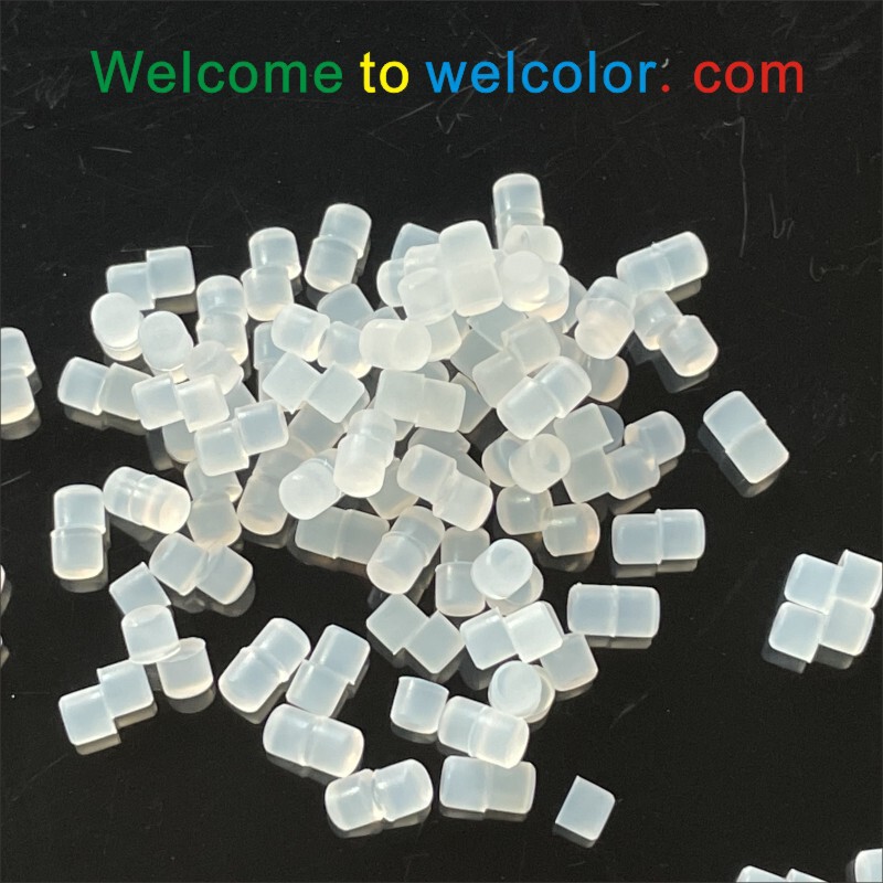 Supply of Solid Round Butter Silicone Sealing Plug, Filling Hole Plug, Straight Silicone Plug, 4mm Hole Plug, Suitable for Various Fields