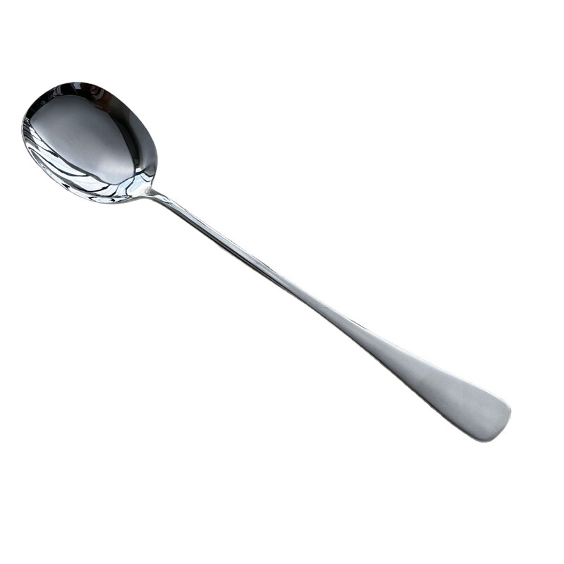公共ステンレスホテルのカフェテリア分食スプーン304材質28cm長柄分菜スプーンサラダフォーク|undefined